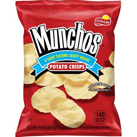 Munchos Potato Crisps 0875 Oz Pantry Harvest Fare