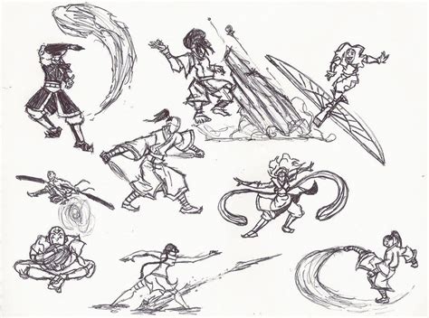 Avatar Bending Doodles Avatar The Last Airbender Art Animation Drawing Sketches Sketches