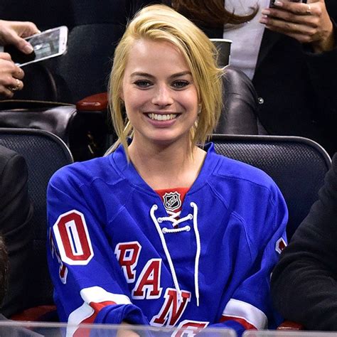 Margot Robbie Is Our Kind Of Hockey Fan Self