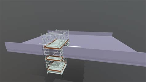 Ringlock Suspended Scaffolding 3d Model By Mec Cad Meccad