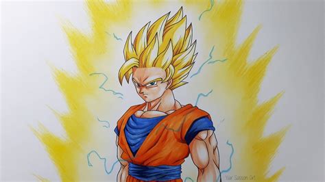 Drawing Goku Super Saiyan 2 YouTube