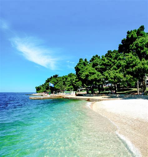 Kroatien Laguna Parentium Strand Kroatien Uralub Sandstrand Traumstrand T Rkisblaues Meer Kr