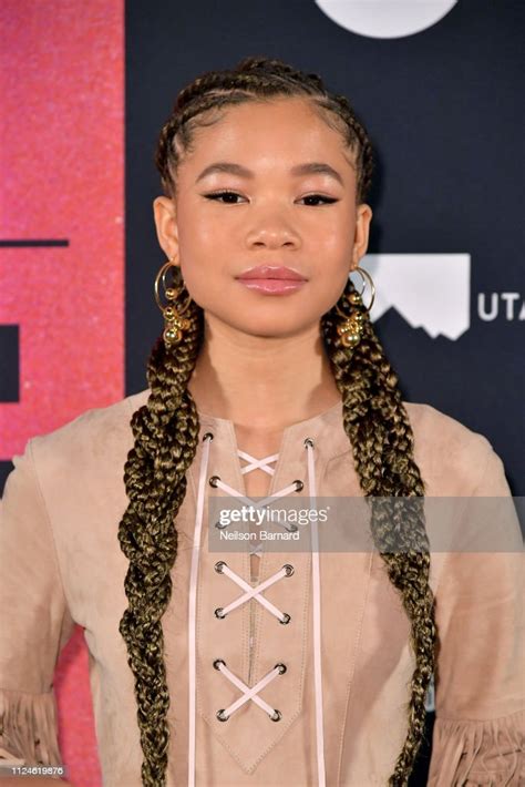 Storm Reid Attends An Artist At The Table Dinner And Program During