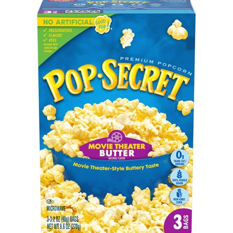 Pop Secret Popcorn Movie Theater Butter Microwave Popcorn Bags 3