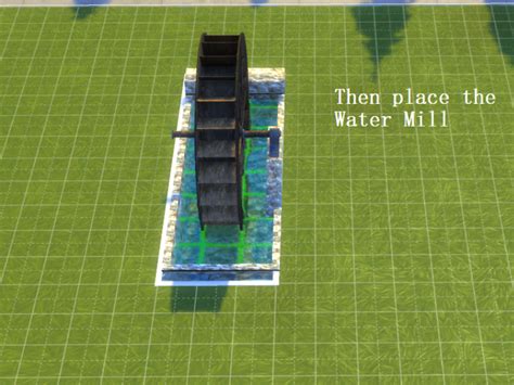 Functional Watermill The Sims 4 Mods Curseforge