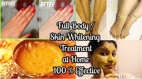 Full Body Whitening Treatment For Fair Glowing Skin Naturally And Fast