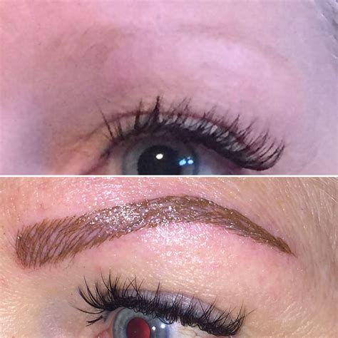 Microbladed Brows Before And After ️ Permanent Eyebrows