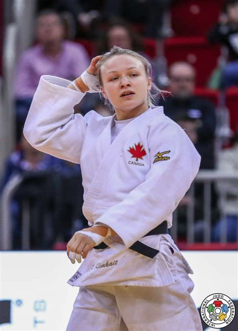 She won a medal at the 2019 world judo championships. Sarah Leonie CYSIQUE / IJF.org