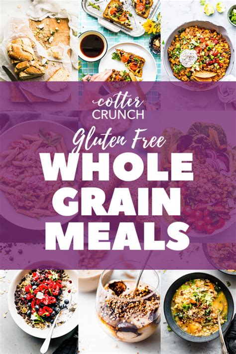 Gluten Free Whole Grains Meal Plan