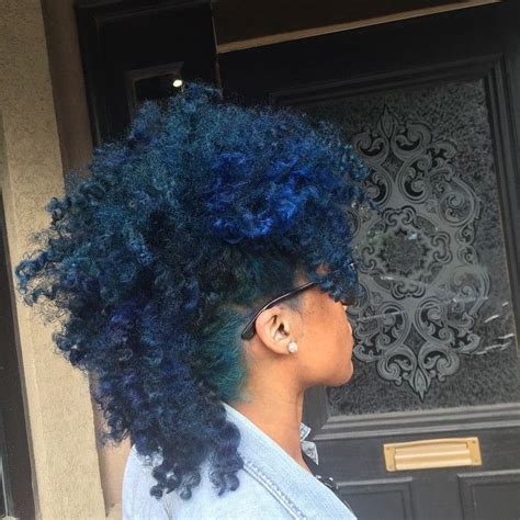 Pin By Tori On Natural Hair Hair Styles Natural Hair Styles Blue