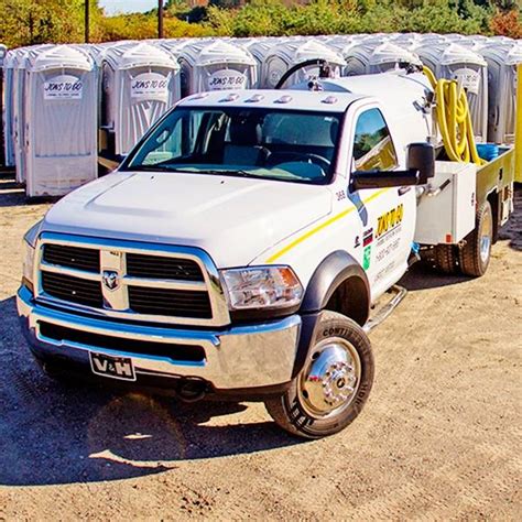 Truck Vehicle Jons To Go Portable Restroom Service Waste And