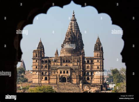 Chaturbhuj Temple Orchha India Stock Photo Alamy