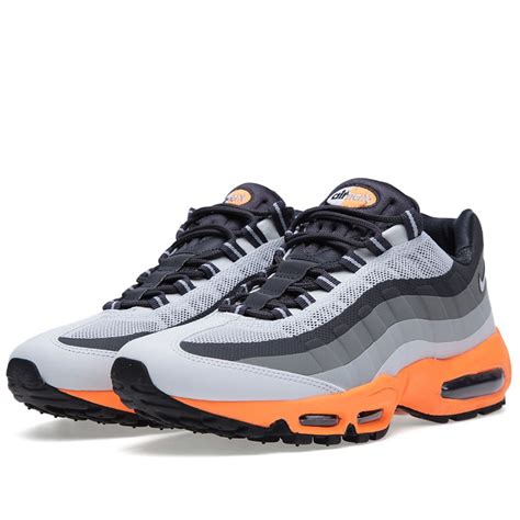 Nike Air Max 95 No Sew Light Base Grey And Summit White End