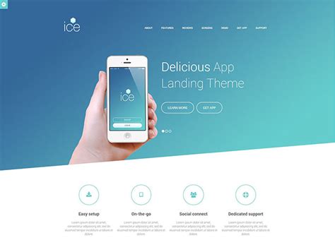 Get 70+ designs within 7 days. 20 Best HTML Mobile App Landing Page Templates - Bashooka