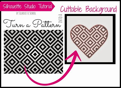 Turning Patterns Into Cut Files Or Backgrounds Silhouette School