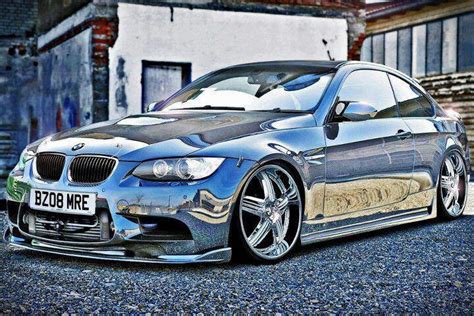 Whoa Awesome Shiny Metallic Silver Paint On Bmw Bmw Color Combos