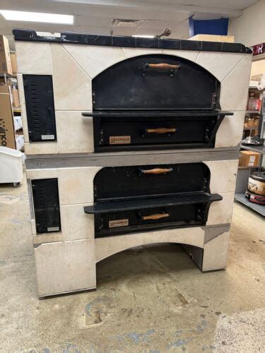 Marsal Natural Gas Brick Lined Double Stack Pizza Ovens Mb42 Ebay