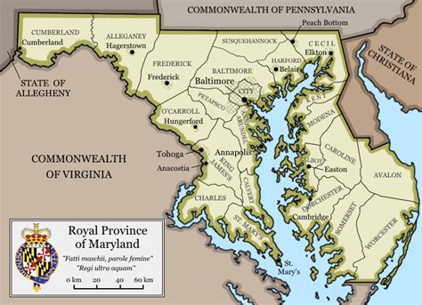 Alternate History Weekly Update Map Monday Royal Province Of Maryland