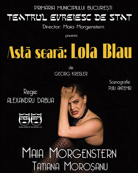 Astă seară Lola Blau Informații și Bilete Theatrum