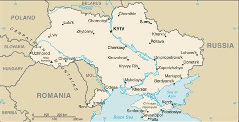 Poland, slovakia and hungary to the west; Ukraina - Państwa Świata