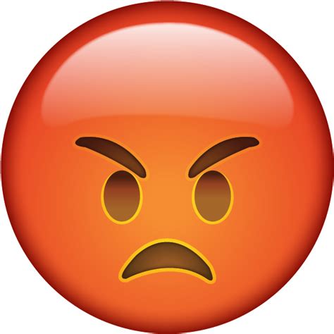 Annoyed Face When Youre So Mad That Red In The Face Angry Emoji Png