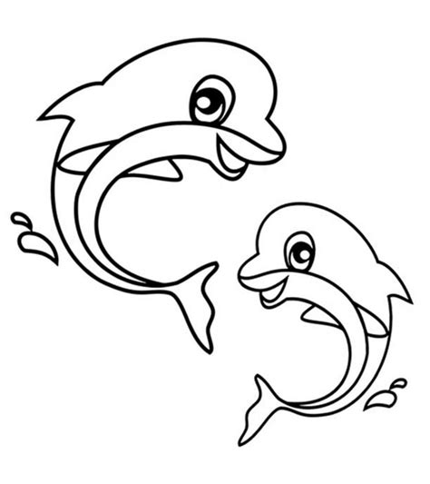 Printable Cute Ocean Animals Coloring Pages Coloring Pages