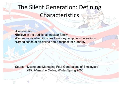 Ppt The Silent Generation Powerpoint Presentation Free Download Id