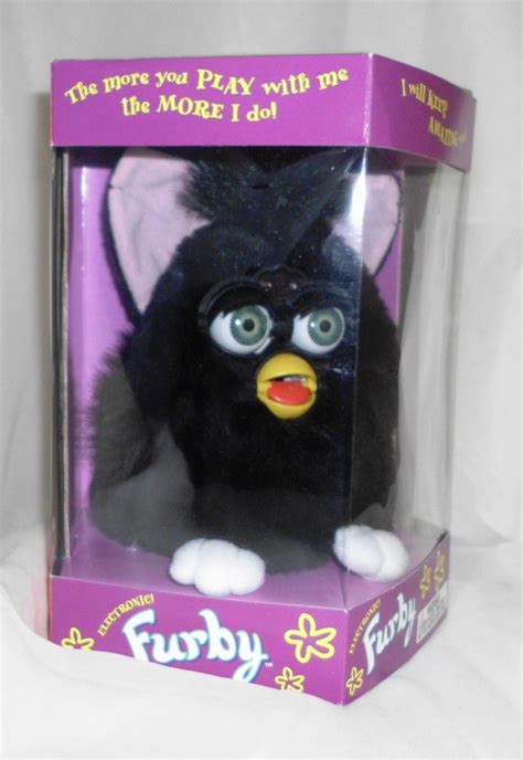 Furby Black 1st Edition Electronic Toy Toys R Us 1st Edition Model