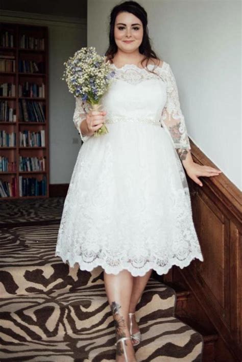 venta vestido de novia para civil para gorditas en stock