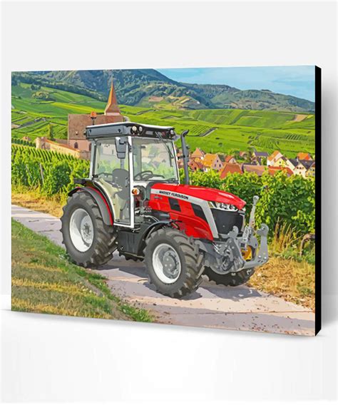 Massey Ferguson Tractor Paint By Numbers Paint By Numbers Pro