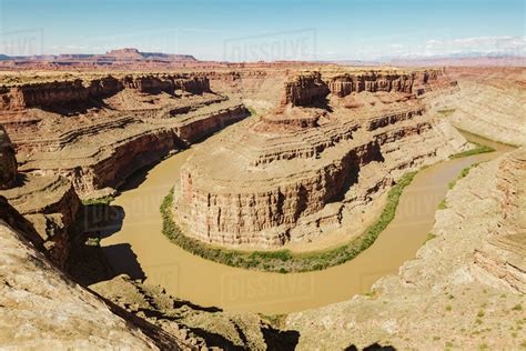 Confluence Of The Green River And The Colorado River At Canyonlands