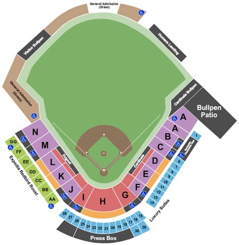 Springfield Cardinals Seating Diagram Cabinets Matttroy