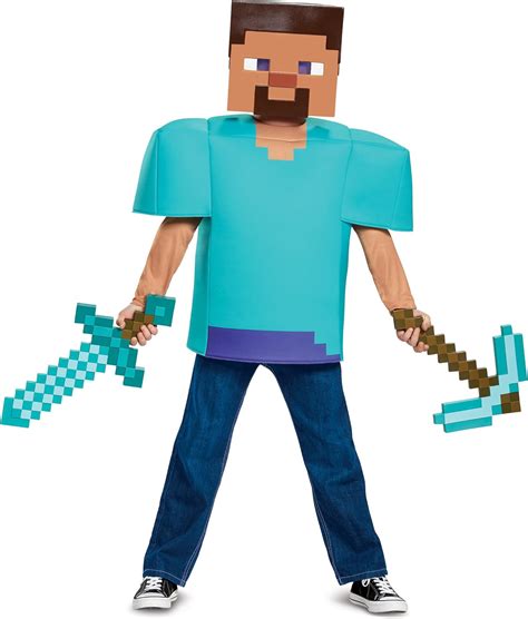 Disguise Costumes Minecraft Sword Accessory One Size Blue Amazon