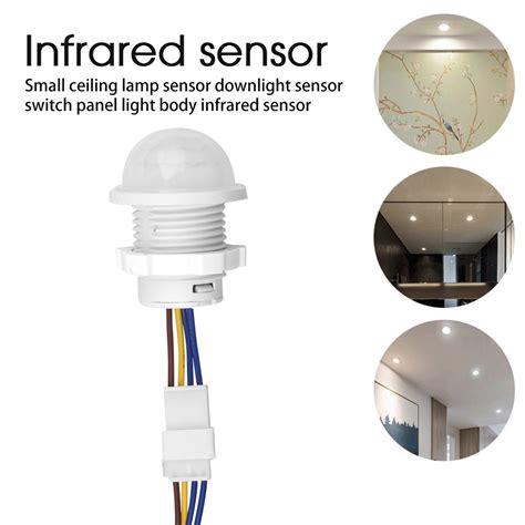 Auto Sensor Led Light Switch Infrared Motion Pir Detector 110v 220v