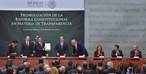 Reforma En Materia De Transparencia Secretaría De La Función Pública