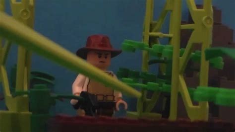 Lego Jurassic Park Clever Girl Scene Youtube