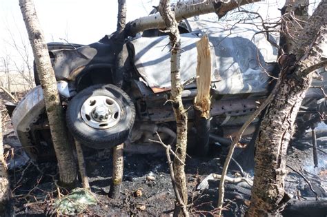 70 year old woman dies in fiery crash off highway 22 980 cjme
