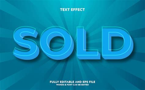 Premium Vector 3d Editable Text Style Effect Show
