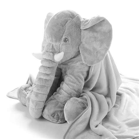 Lulla Buy Elephant Snuggle Baby Pillow Grey