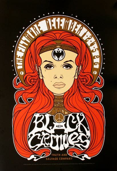 Black Crowes The Fillmore December 1 2 4 5 6 2009 Poster