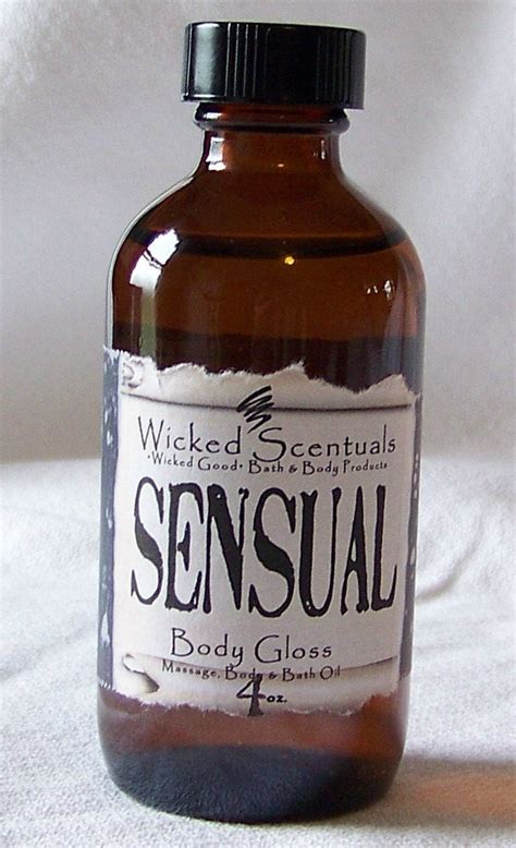 Sensual Body Gloss Massage Bath And Body Oil 4 By Wickedscentuals