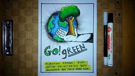 29 Ini Gambar Poster Go Green Terkeren Homposter