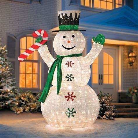 Collapsible Snowman Led Outdoor Christmas Decoration 6