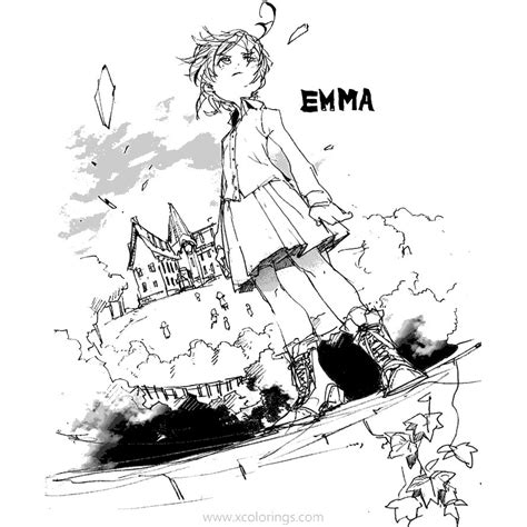 Emma The Promised Neverland Coloring Pages Best Coloring Pages Images