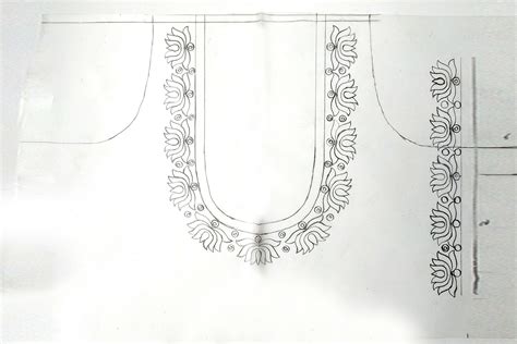 Aari Work Trace Paper Designs Fashiondesignsketcheshowtodrawbody