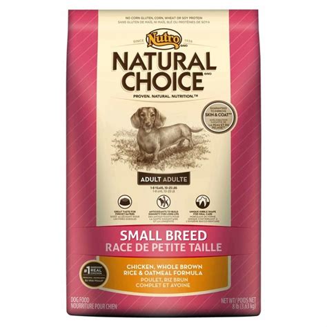 Nature's recipe provides delicious food for every pet. Nutro Natural Choice Adult Small Breed Chicken, Whole ...