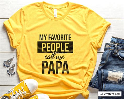 My Favorite People Call Me Papa Papa Svg Fathers Day Svg Etsy