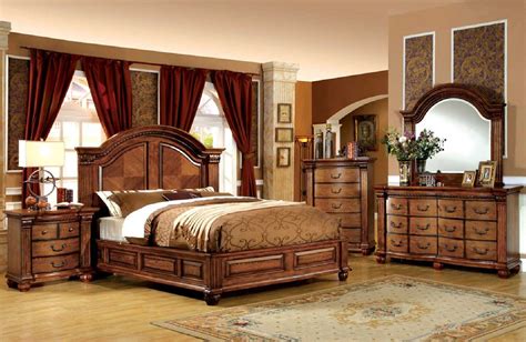 Furniture Of America Bellagrand 4pc Panel California King Bedroom Set