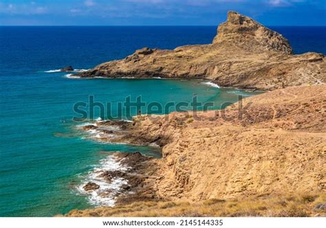 Columnar Jointing Structures Punta Baja Lava Stock Photo Shutterstock