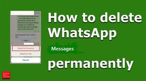 How To Delete Whatsapp Messages Permanently In 2024